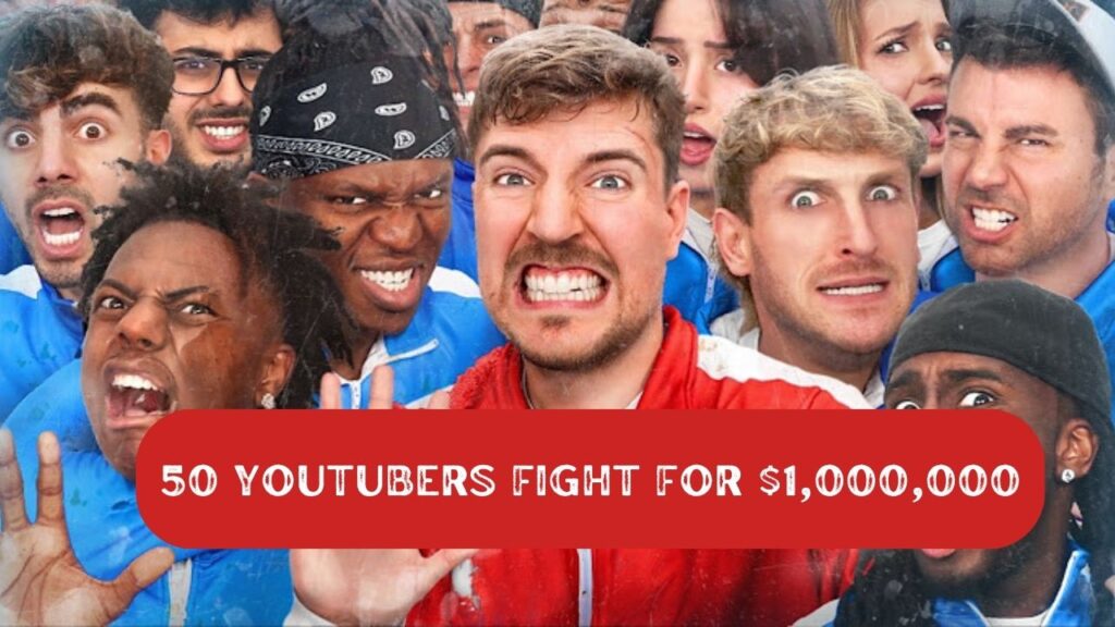 50 YouTubers Fight For $1,000,000